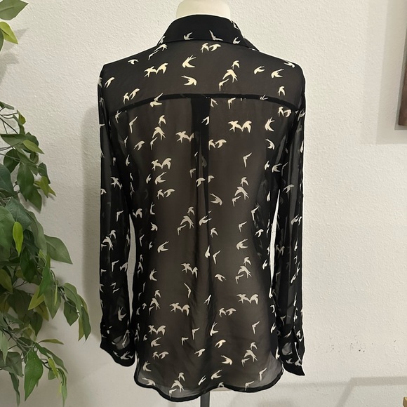 Express Portofino Shirt in Black and White - Picture 3 of 3